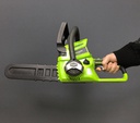 Greenworks G24CS25 24V Cordless 10'' Chainsaw (With 2AH Battery &amp; Charger)