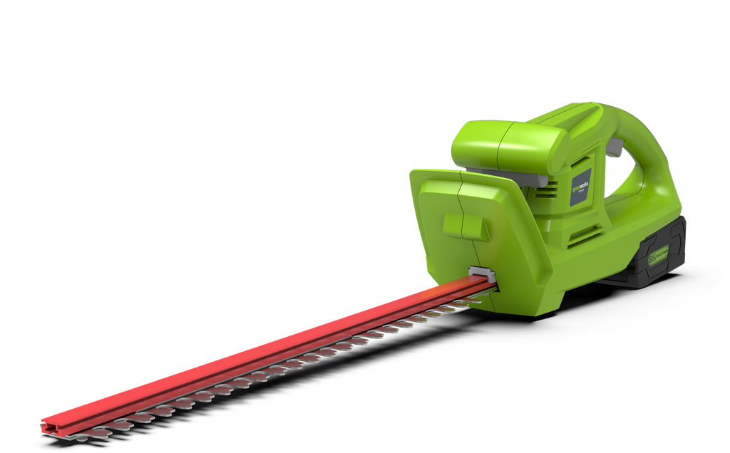 Greenworks G24HT 24V Cordless 47CM BASIC Hedge Trimmer (Without Battery &amp; Charger)