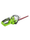 Greenworks 24V 57cm Cordless Deluxe Hedge Trimmer 90degree Rotary G24HT57 (With 2AH Battery &amp; Charger)