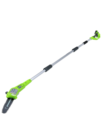 Greenworks G24PS20 24V 20CM Cordless Pole Saw (Without Battery &amp; Charger)