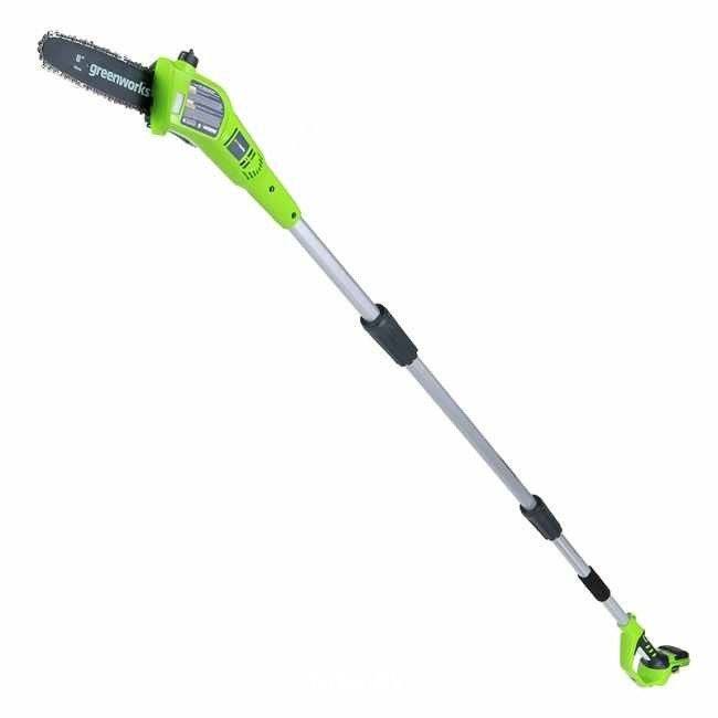 Greenworks G24PS20 24V 20CM Cordless Pole Saw (Without Battery &amp; Charger)