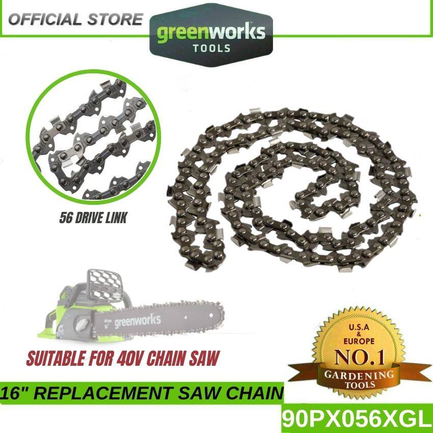16&quot; Replacement Saw Chain for Greenworks GD40CS40 Chain Saw 90PX056XGL