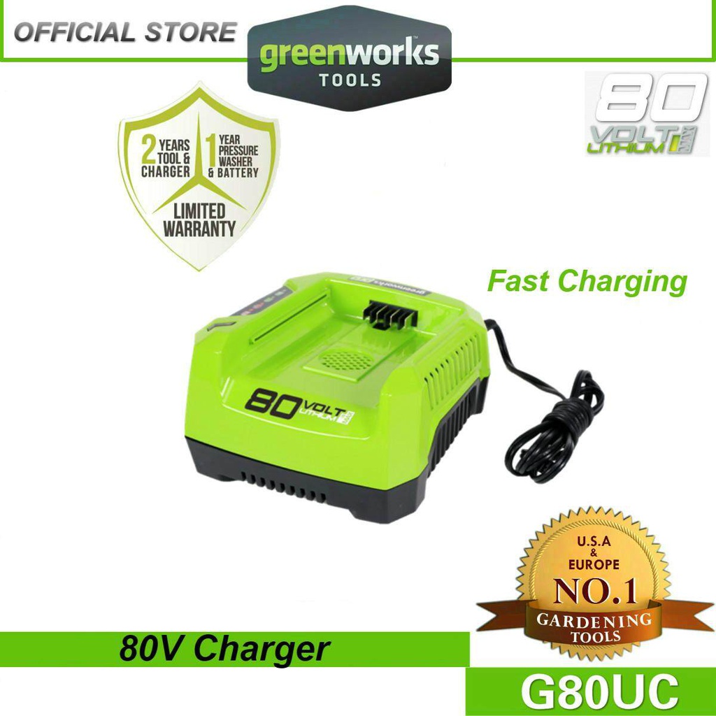 Greenworks G80UC 80V Fast Charger