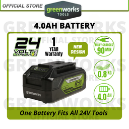Greenworks G24B4 24V 4Ah Lithium-Ion Battery