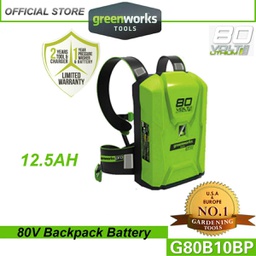 Greenworks G80B10BP 80V 12.5Ah Backpack Battery