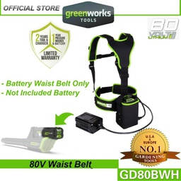 Greenworks G80WBH 80V Cordless Battery Waist Belt